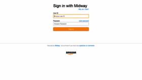 What Midway-auth.amazon.com website looked like in 2020 (4 years ago)