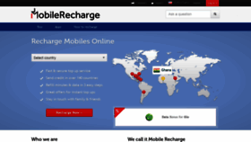 What Mobilerecharge.com website looked like in 2020 (4 years ago)
