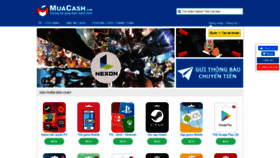 What Muacash.com website looked like in 2020 (4 years ago)