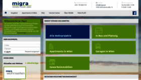 What Migra.at website looked like in 2020 (4 years ago)
