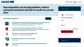 What Magicapp.org website looked like in 2020 (5 years ago)