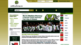 What Mistletoe-pharmacy.com website looked like in 2020 (4 years ago)