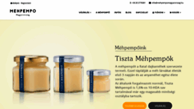 What Mehpempomagyarorszag.hu website looked like in 2020 (4 years ago)