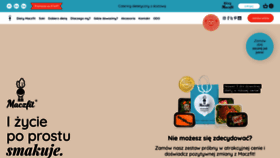 What Maczfit.pl website looked like in 2020 (4 years ago)