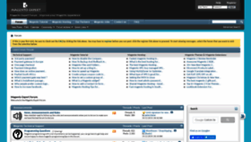 What Magentoexpertforum.com website looked like in 2020 (4 years ago)