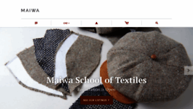 What Maiwa.com website looked like in 2020 (4 years ago)