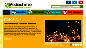 What Mediachimie.org website looked like in 2020 (4 years ago)
