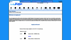 What Myp2p.at website looked like in 2020 (5 years ago)