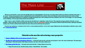 What Massline.info website looked like in 2020 (4 years ago)