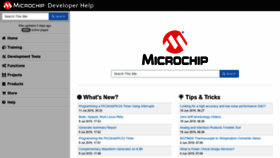 What Microchipdeveloper.com website looked like in 2020 (4 years ago)