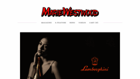 What Mariewestwood.com website looked like in 2020 (4 years ago)