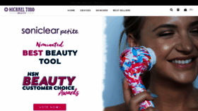What Michaeltoddbeauty.com website looked like in 2020 (4 years ago)