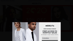 What Medelita.com website looked like in 2020 (4 years ago)