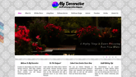 What Mydecorative.com website looked like in 2020 (4 years ago)