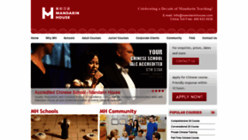 What Mandarinhouse.com website looked like in 2020 (4 years ago)