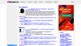 What Mforum.ru website looked like in 2020 (4 years ago)