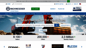 What Machineseeker.com website looked like in 2020 (4 years ago)
