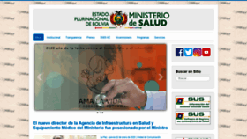 What Minsalud.gob.bo website looked like in 2020 (4 years ago)