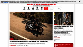 What Motociclismo.it website looked like in 2020 (4 years ago)