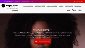 What Mcpactions.com website looked like in 2020 (4 years ago)