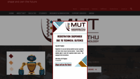 What Mut.ac.za website looked like in 2020 (4 years ago)