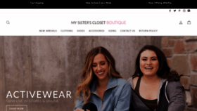 What Mysisterscloset-boutique.com website looked like in 2020 (4 years ago)