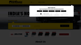 What Mahindrafirstchoice.com website looked like in 2020 (4 years ago)