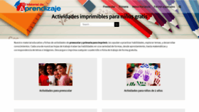What Materialdeaprendizaje.com website looked like in 2020 (4 years ago)