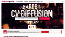 What Meilleurcoiffeur.com website looked like in 2020 (4 years ago)
