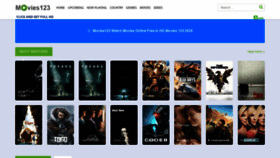 What Movies123.io website looked like in 2020 (4 years ago)