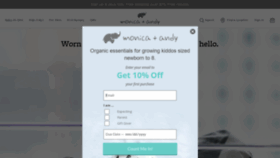 What Monicaandandy.com website looked like in 2020 (4 years ago)