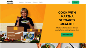 What Marleyspoon.com website looked like in 2020 (4 years ago)