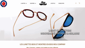 What Moucompany.fr website looked like in 2020 (4 years ago)