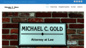 What Mcgoldlaw.com website looked like in 2020 (4 years ago)