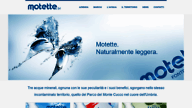 What Motette.it website looked like in 2020 (5 years ago)