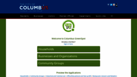 What Mygreenspot.columbus.gov website looked like in 2020 (4 years ago)