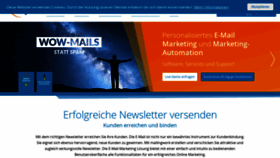 What Mailingwork.de website looked like in 2020 (4 years ago)