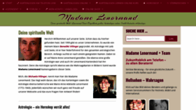 What Madame-lenormand.de website looked like in 2020 (4 years ago)