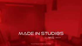 What Madeinstudios.com website looked like in 2020 (4 years ago)