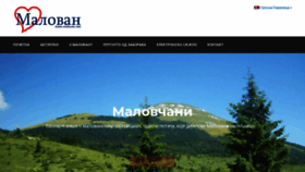 What Malovan.net website looked like in 2020 (4 years ago)