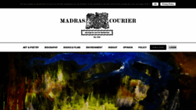 What Madrascourier.com website looked like in 2020 (4 years ago)