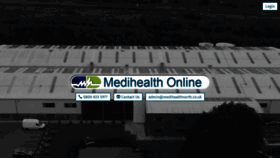 What Medihealthonline.co.uk website looked like in 2020 (4 years ago)