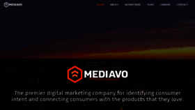 What Mediavo.com website looked like in 2020 (4 years ago)