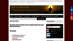 What Menshealthcures.com website looked like in 2020 (4 years ago)