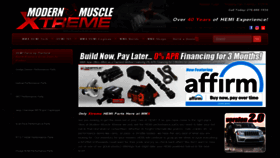 What Modernmusclextreme.com website looked like in 2020 (4 years ago)