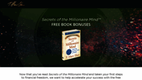 What Millionairemindbook.com website looked like in 2020 (4 years ago)