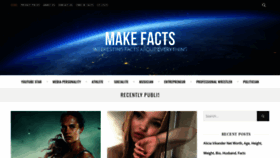 What Makefacts.com website looked like in 2020 (4 years ago)