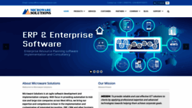 What Microwaresolutions.com website looked like in 2020 (4 years ago)