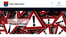 What Markt-wilhermsdorf.de website looked like in 2020 (4 years ago)