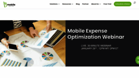 What Mobilesolutions.net website looked like in 2020 (4 years ago)